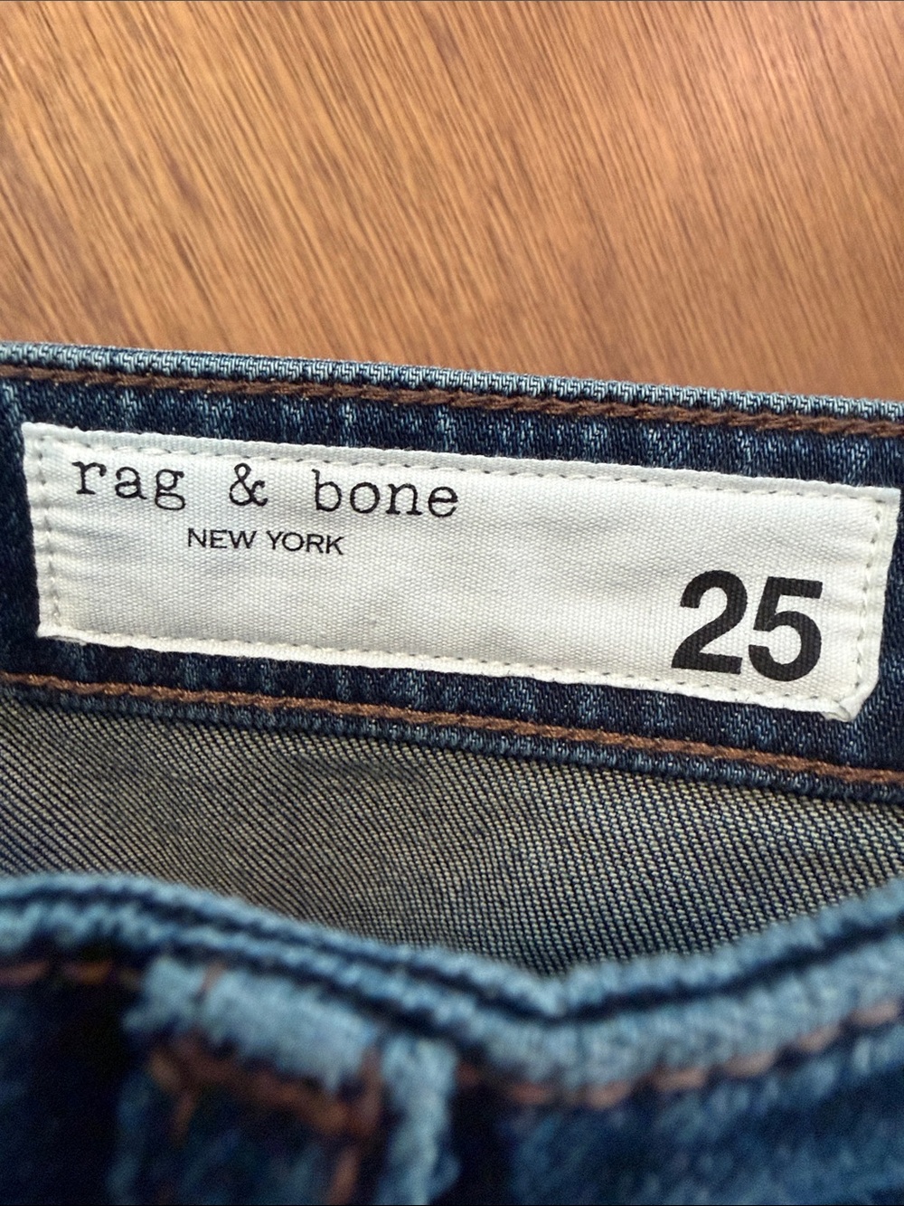 Rag & Bone Casey High Rise Flare Jeans Dark Wash Size 25 - Picture 10 of 11